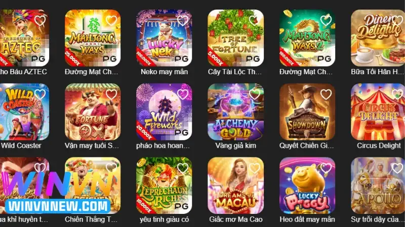 Top các game nổ hũ uy tín, chất lượng nhất WINVN