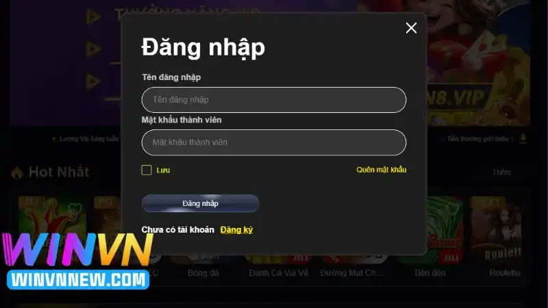 Hướng dẫn đăng nhập từ nền tảng website