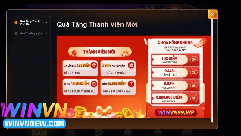 Thời gian xử lý các giao dịch nạp tại WINVN