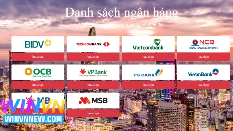 Đa dạng hình thức nạp tiền cho thành viên WINVN