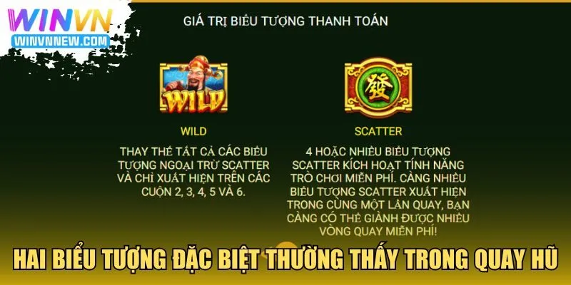Hai biểu tượng đặc biệt thường thấy trong quay hũ
