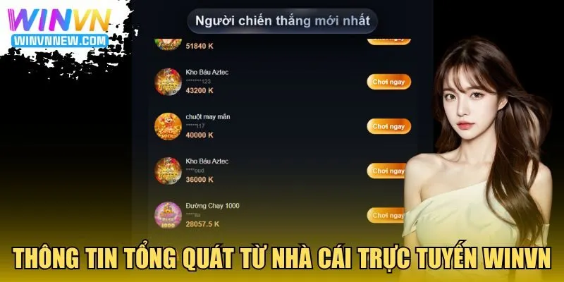 Thông tin tổng quát từ nhà cái trực tuyến WINVN