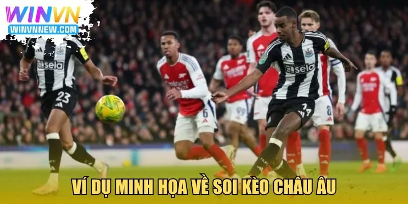 Ví dụ minh họa về soi kèo châu Âu