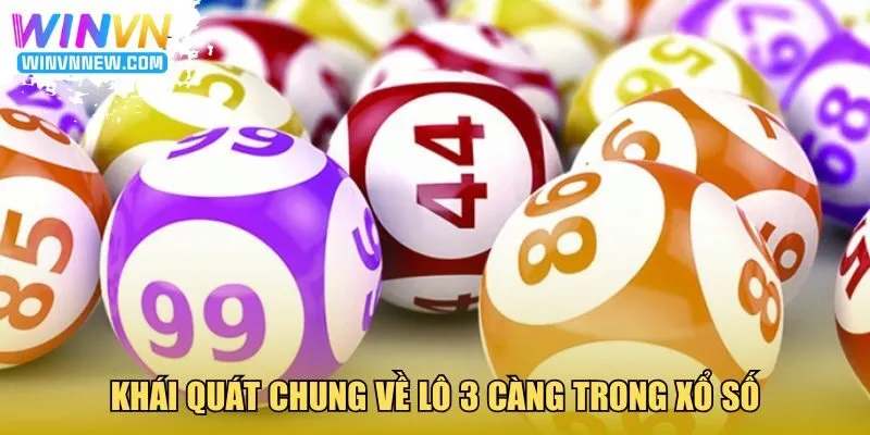 Khái quát chung về lô 3 càng trong xổ số